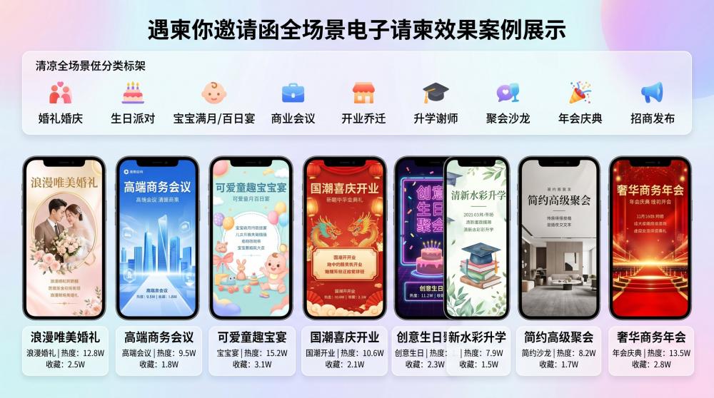 新春团拜会电子请柬｜喜庆大气不踩雷，一键传递满满年味✨